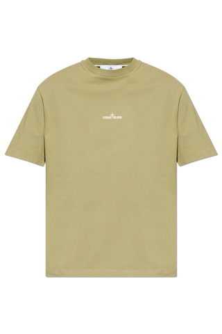 Stone Island GREEN T-shirt with logo 1