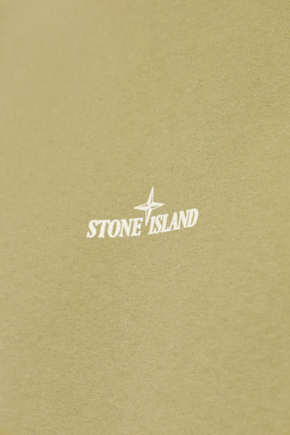 Stone Island GREEN T-shirt with logo 5