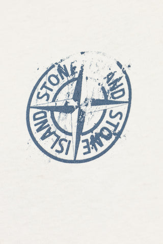 Stone Island cream T-shirt with logo 5