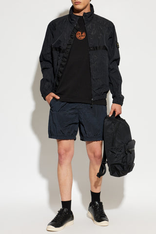 Stone Island BLACK T-shirt with logo 2