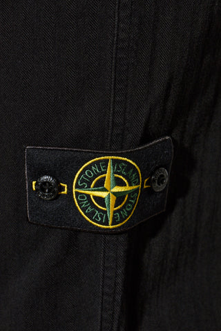 Stone Island BLACK Jeans with logo patch 5