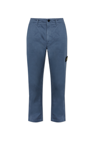 Stone Island BLUE Jeans with logo patch 1