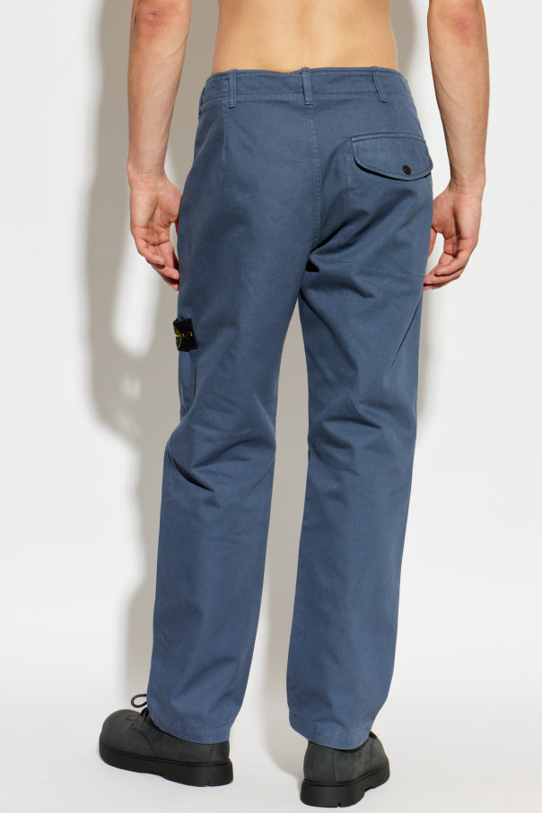 Stone Island BLUE Jeans with logo patch 4